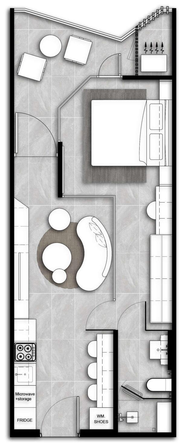 1 Bedroom Apartment in Kamala